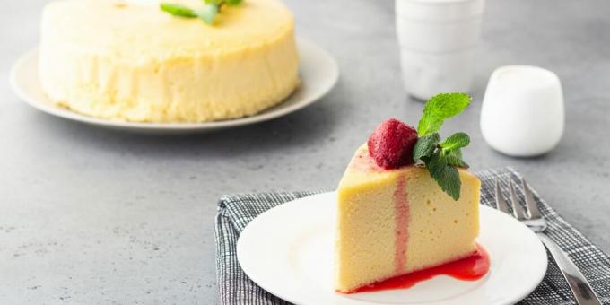 Cheesecake giapponese a 3 ingredienti