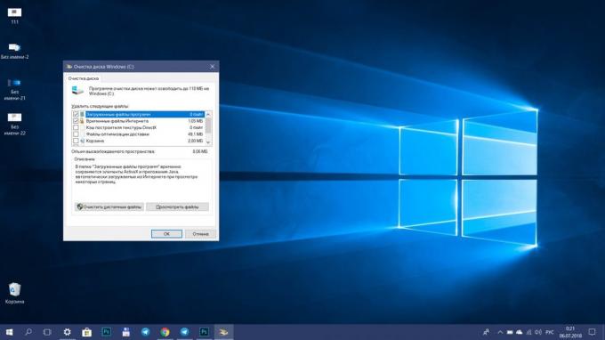 Come velocizzare Windows 10. pulire il disco