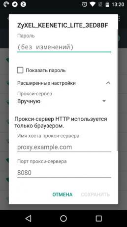Come configurare proxy nel Android