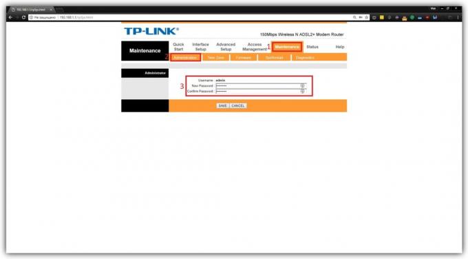 Come cambiare la password del router TP-LINK TD-W8901N