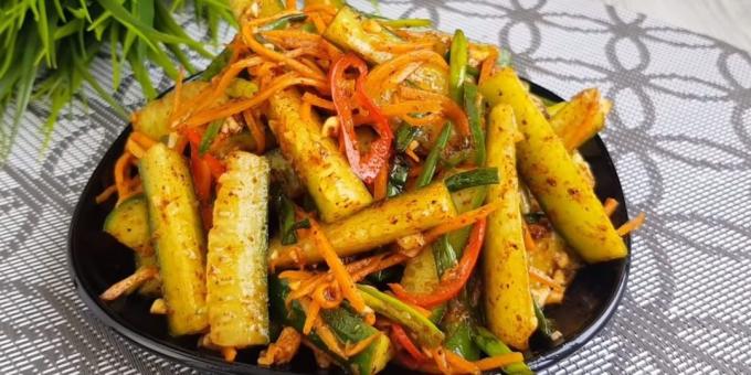 Ricetta carota cetriolo coreano