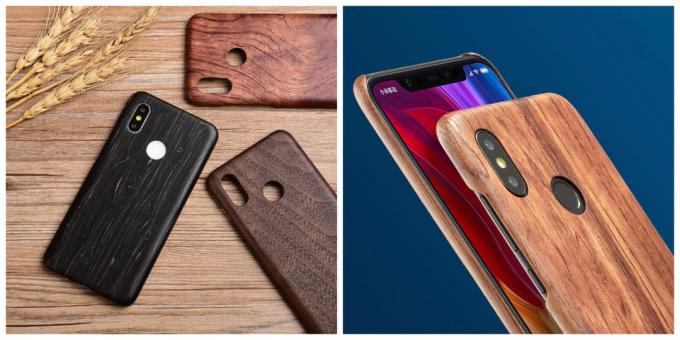 Cassa di legno per smartphone