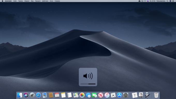 Impostazione di un controllo del volume sottile sul Mac