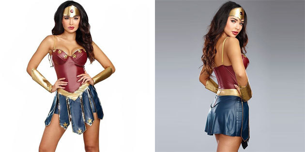 costume di Wonder Woman per Halloween