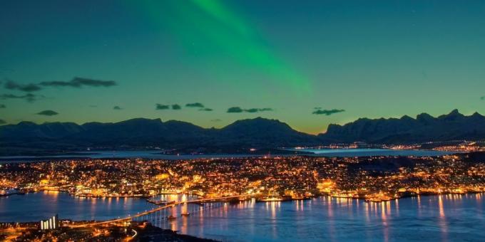 I residenti della città di Tromsø è molto raramente soffrono di depressione stagionale, nonostante la notte fuori dalla finestra 