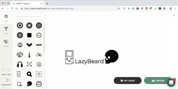 Come creare un logo online sul sito del Ucraft