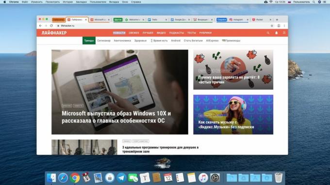 Utilizza le preferenze di Chrome per ordinare le schede aperte