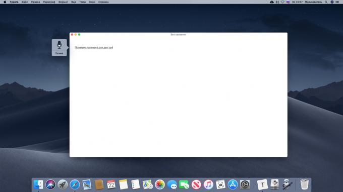 Impostazione del testo di input vocale su un Mac