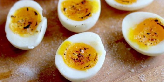 piatti a base di uova: uova sode