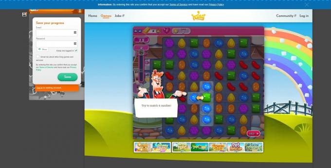 Giochi di puzzle online: Candy Crush Saga