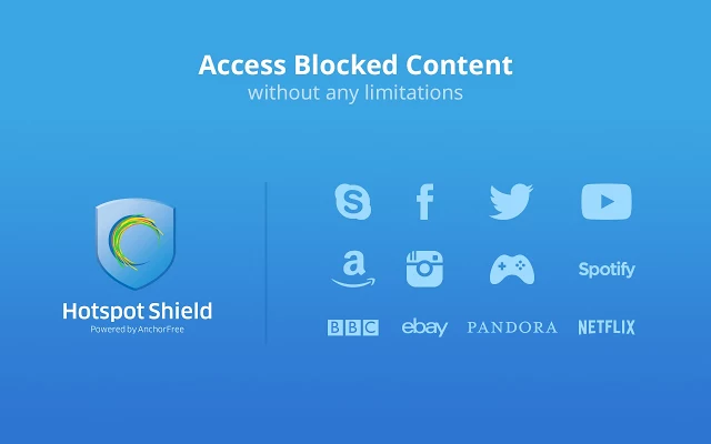 VPN libero per Chrome: Hotspot Shield 