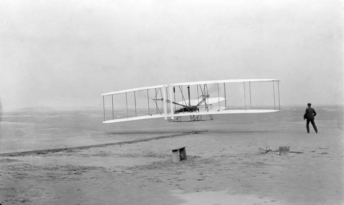 Grande aereo Invenzione fratelli Wright