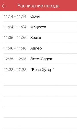 Application, dove è possibile visualizzare il calendario dei treni Rondine
