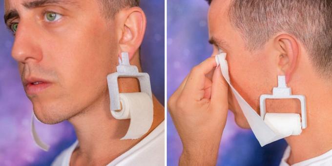 invenzioni inutili: orecchini per le persone emotive