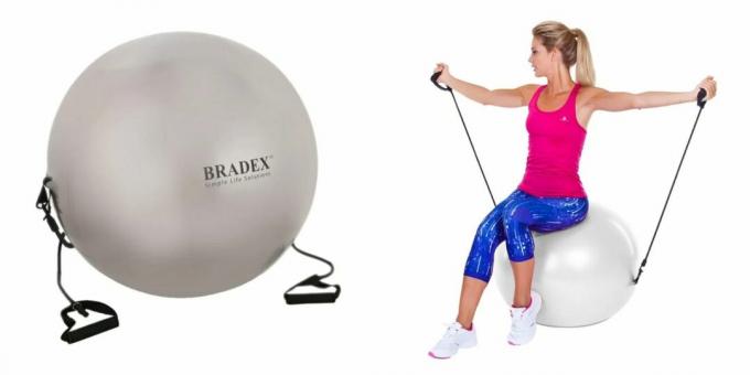 Fitball con elastici