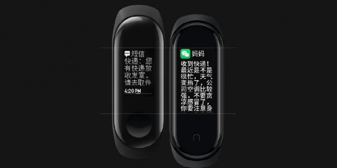 Confronto display Xiaomi Mi Band 3 e Mi Band 4