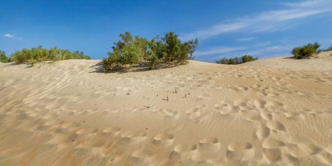 Attrazioni Anapa: dune di sabbia a Dzhemet