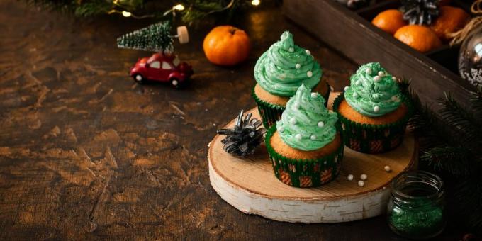 Cupcakes al mandarino di Capodanno