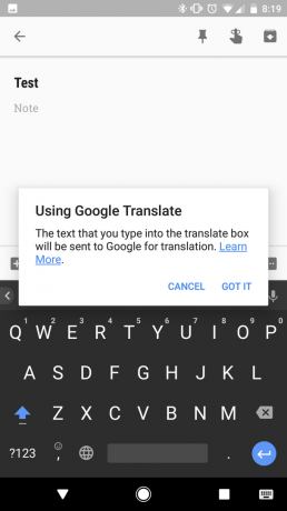 Gboard: traduzione