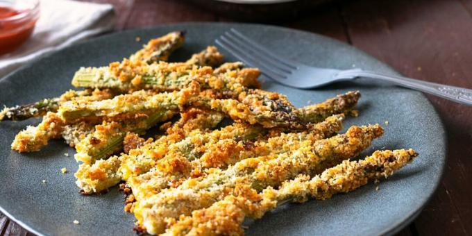 Asparagi croccanti al forno