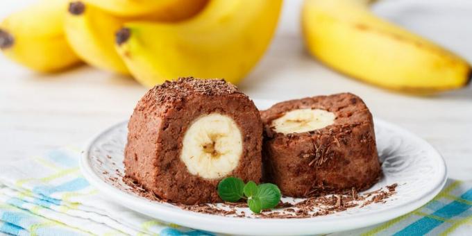 Dolce facile alla banana al cioccolato