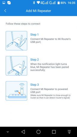 MiWiFi Router: Aggiunta Mi WiFi Amplificatore