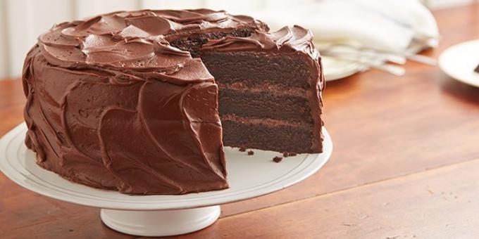 ricette per i vegetariani: torta al cioccolato