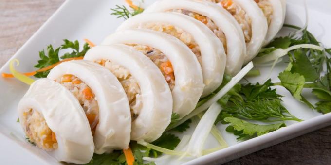 calamari ripieni di verdure e riso: la migliore ricetta