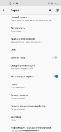 Motorola Moto G8: schermo