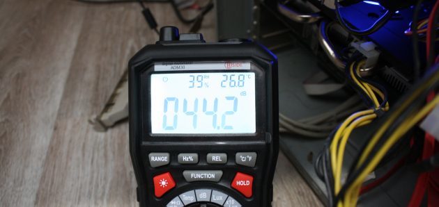 Multimetro ADM 30: misurazione del rumore