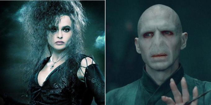 Bellatrix Lestrange e Voldemort