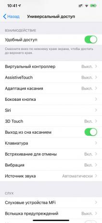 Abbassare l'interfaccia su iPhone senza un pulsante Home