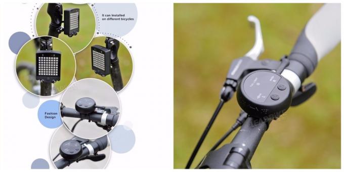 Gadget per biciclette: LED segnale di girata