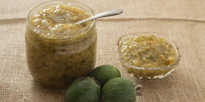 feijoa marmellata grezza con lo zucchero: ricetta facile