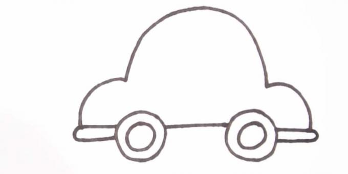 Come disegnare un'auto: dipingi il fondo dell'auto