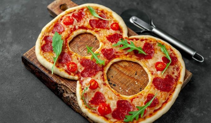 Pizza festiva l'8 marzo