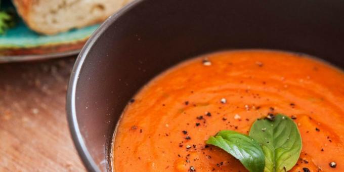 Le migliori ricette con basilico: Zuppa di pomodoro con basilico