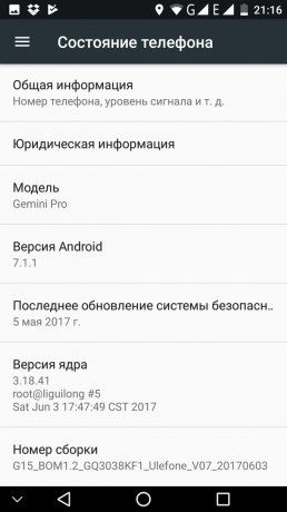 Ulefone Gemini Pro: le informazioni relative al telefono