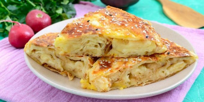 Burek con formaggio lavash