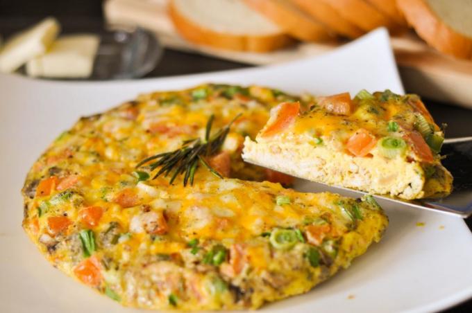 sana colazione: frittata con funghi