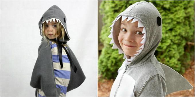 Come fare un costume squalo