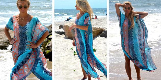 Beach Dress: abito con stampe geometriche