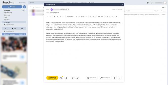 Come annullare l'invio di una lettera in Yandex.Mail: aprire una lettera programmata