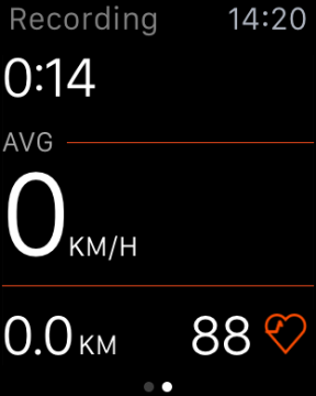 Un aggiornamento iOS-app Strava utilizza l'orologio Apple come Cardiosensor