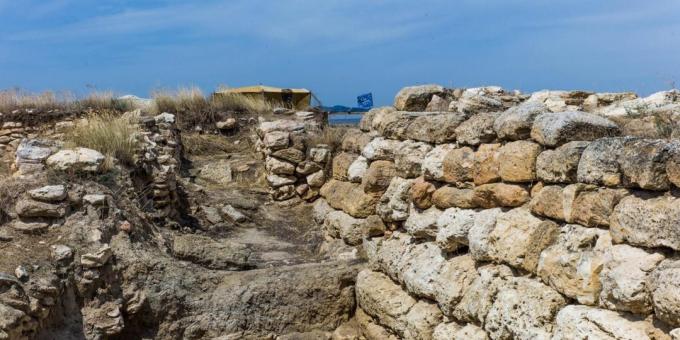 Gli scavi in ​​Crimea