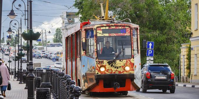 Cosa vedere a Nizhny Novgorod: tram turistico e museo dei trasporti