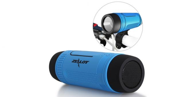 Bluetooth della bici-altoparlante con una lanterna