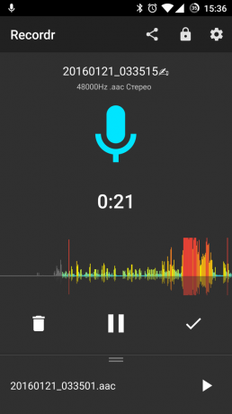 registratore vocale di alta qualità per Android
