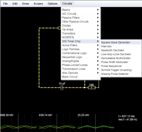 Circuit Simulator - circuiti emulatore nel browser