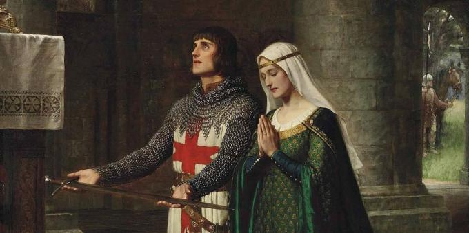 I cavalieri del Medioevo hanno combattuto nei tornei non solo per l'attenzione delle dame
